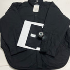 Acne Studios Black Padded Jacket with Starry Sky Pattern