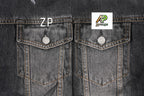 Acne Studios Washed Ink-Splashed Denim Jacket