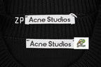 Acne Studios Bow and Letter Embroidered Cardigan Jacket