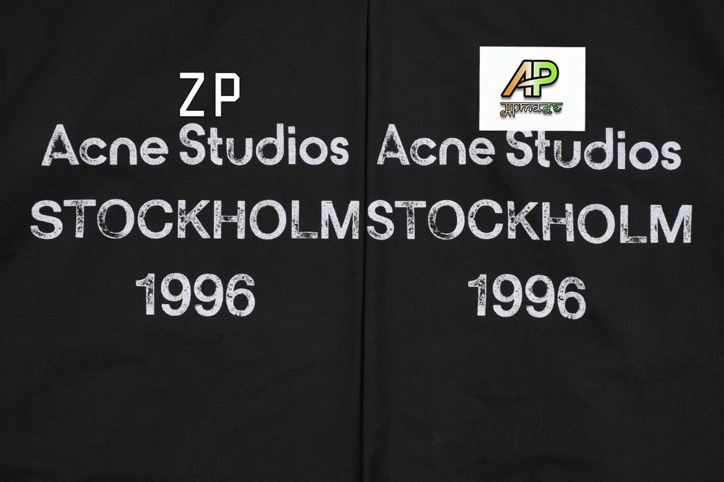 Acne Studios 1996 Mottled Letter Jacket