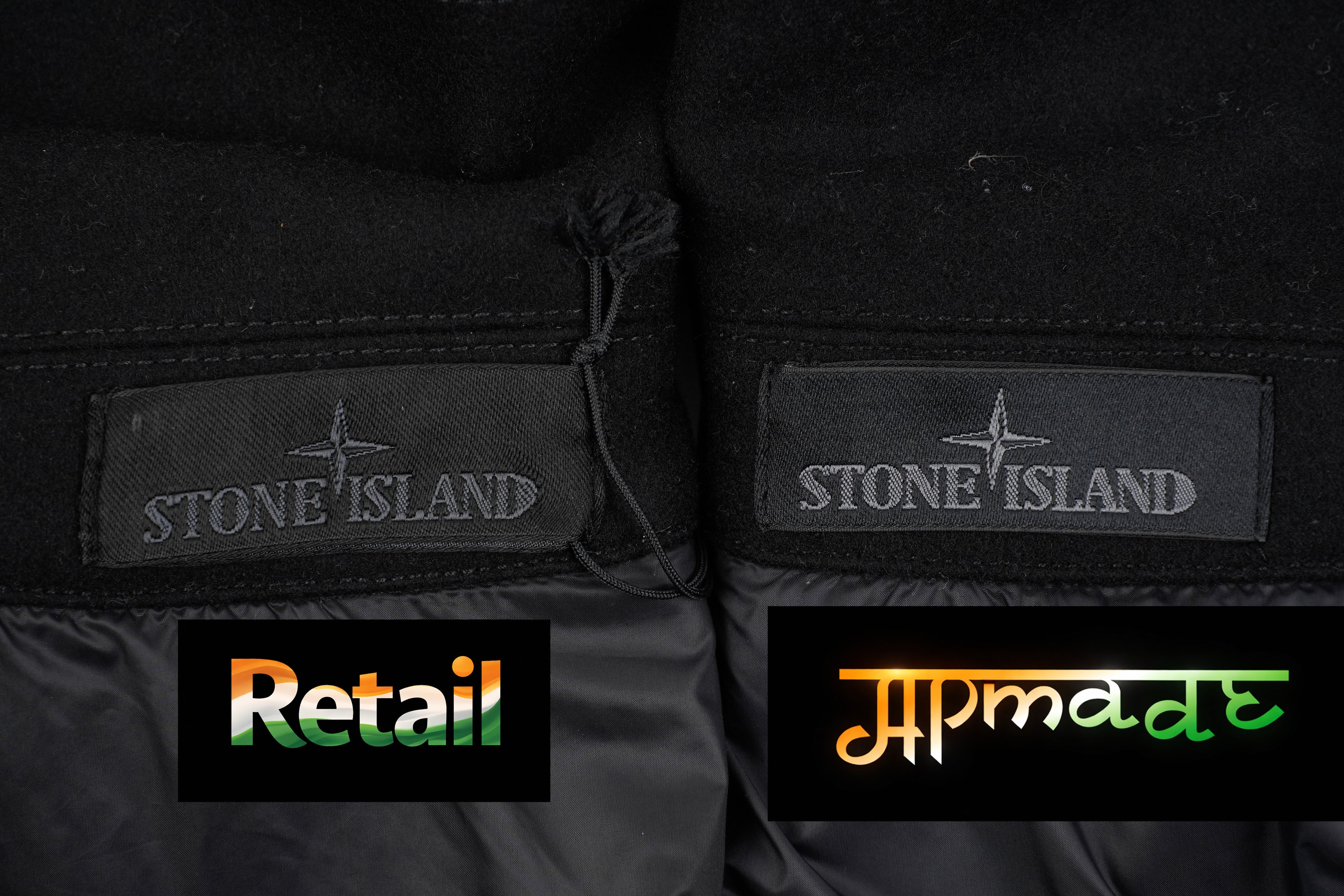 Stone Island Black Ghost Wool Coat – Thin Style