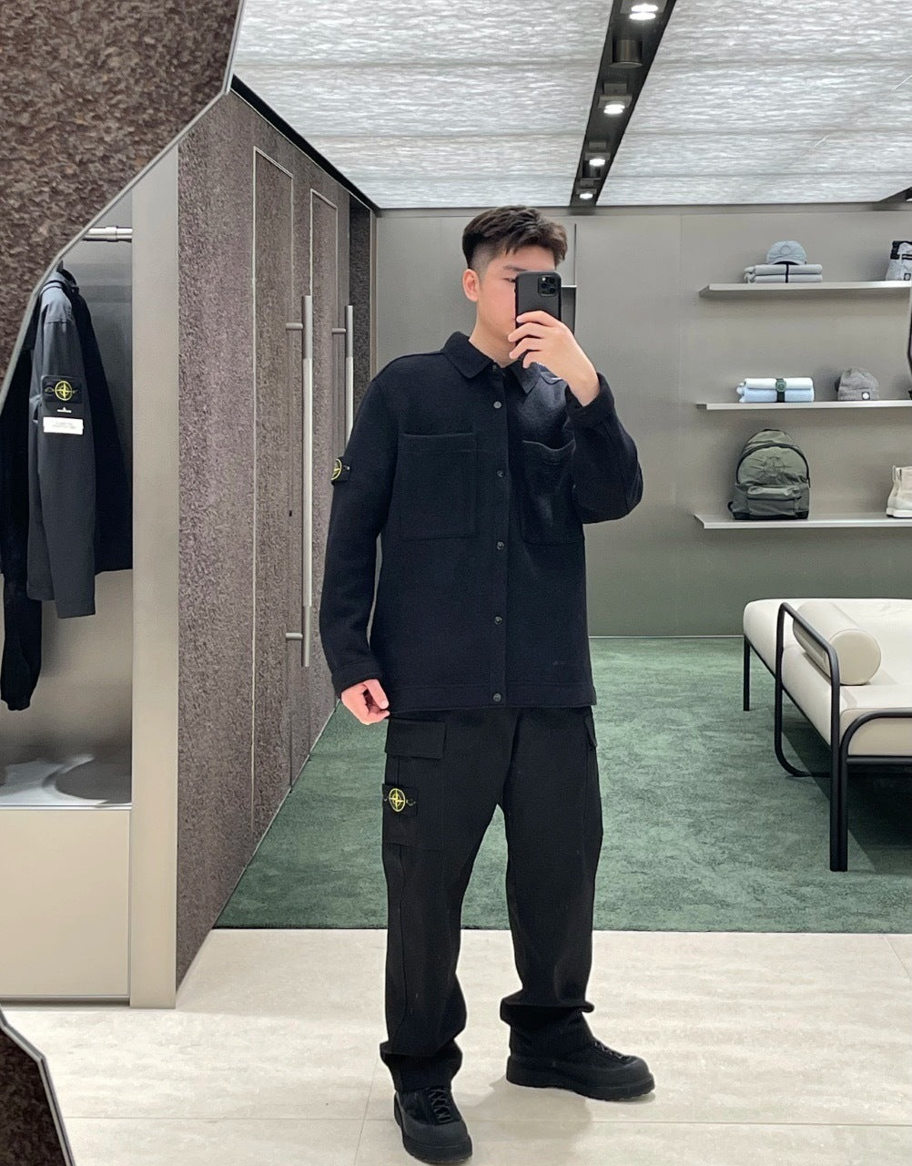 Stone Island Wool Cardigan