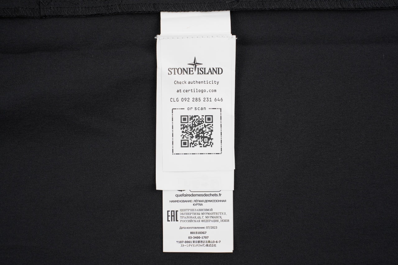 Stone Island Star Embroidered Seam Pressed Shirt Jacket