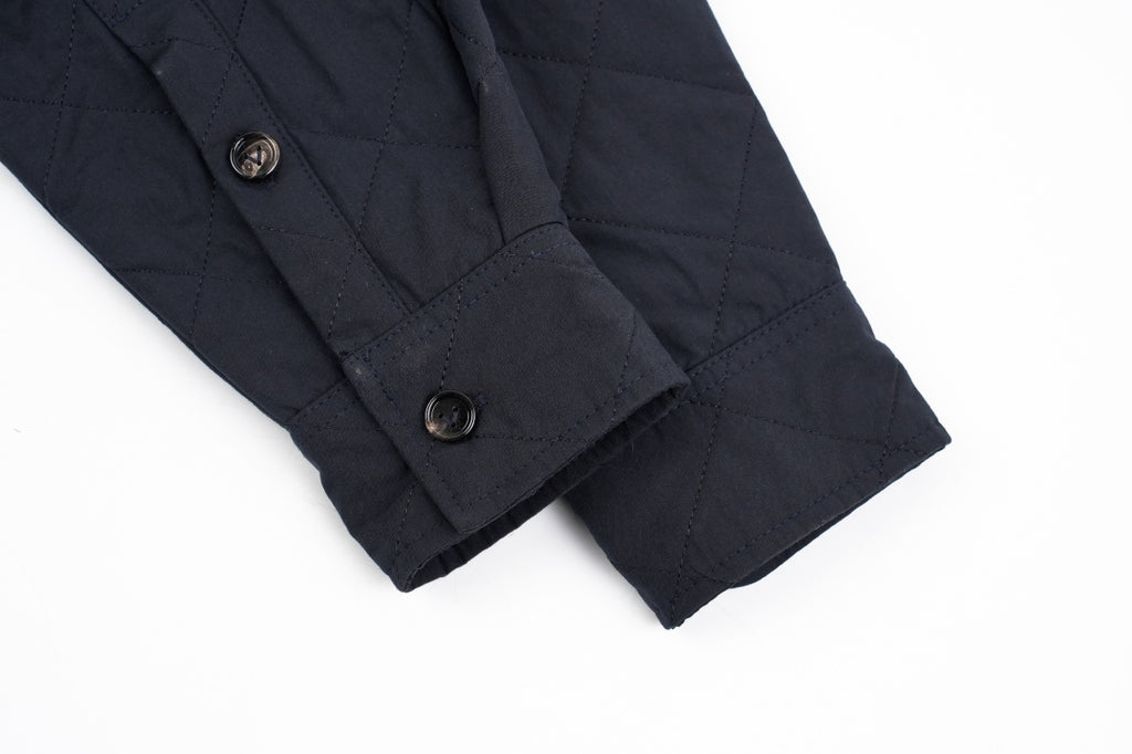 Bottega Veneta Pocket Leather Label Diamond Quilted Cotton Jacket
