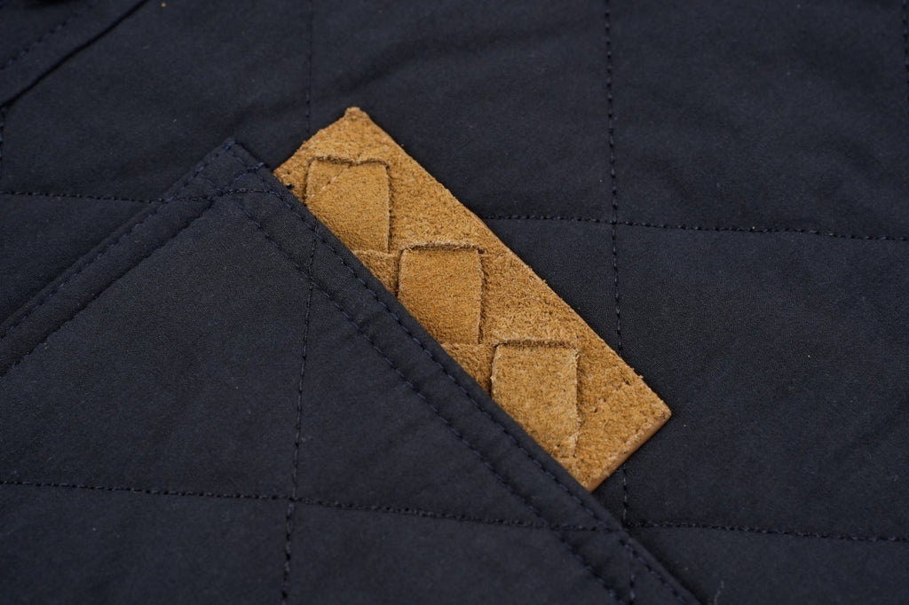 Bottega Veneta Pocket Leather Label Diamond Quilted Cotton Jacket