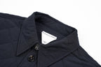 Bottega Veneta Pocket Leather Label Diamond Quilted Cotton Jacket
