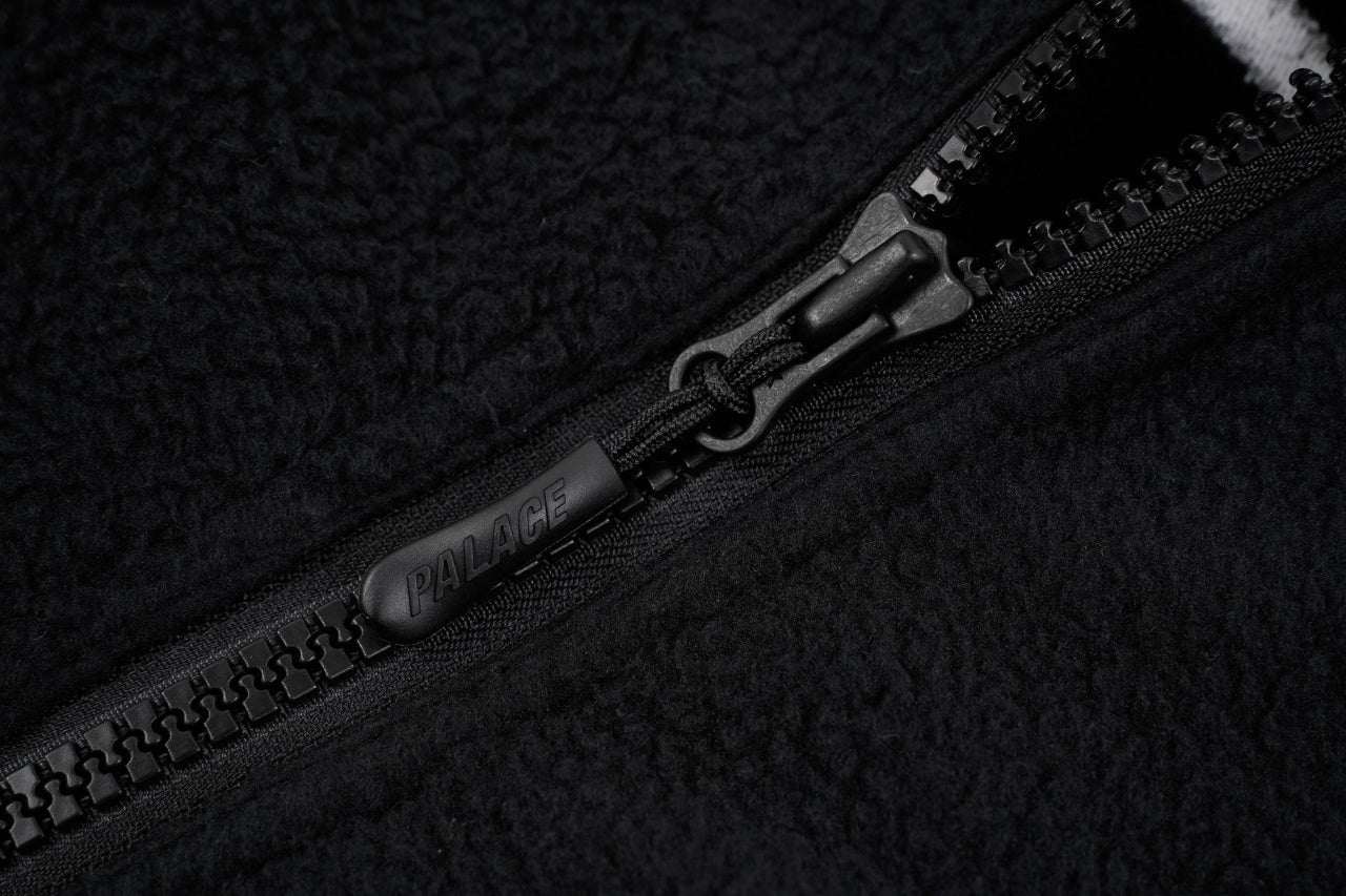 Palace Collaboration O-Letter Stand-Up Collar Fleece Jacket