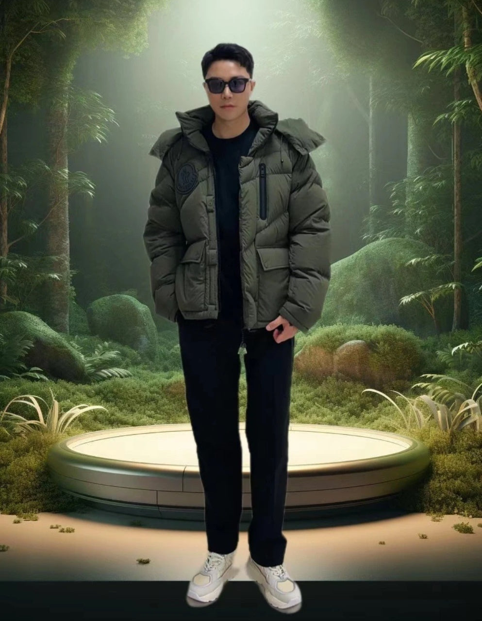 Moncler Pharrell Williams Hooded Down Jacket