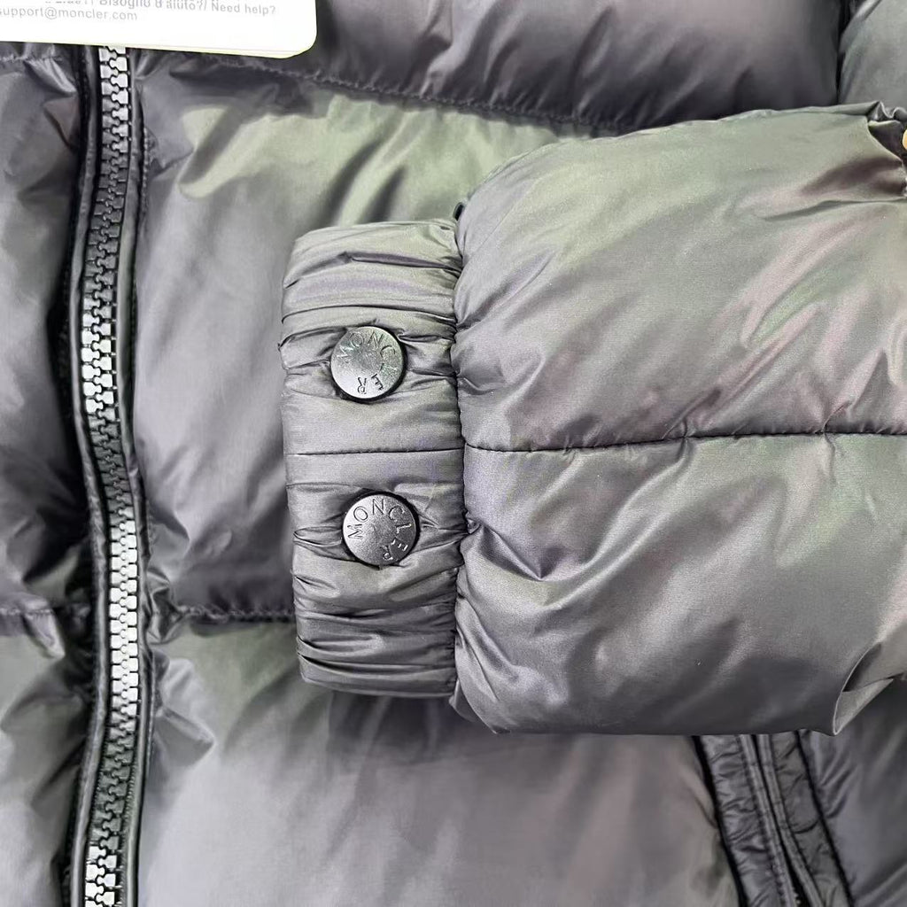 Moncler Stand-Up Collar Oversized Lightweight Down Jacket