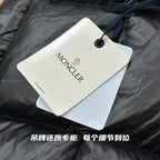 Moncler Color-Blocked Long Down Jacket