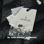 Moncler V-Grid Fur Collar Down Jacket