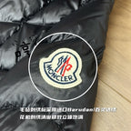Moncler V-Grid Fur Collar Down Jacket