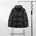 Moncler Agneux Elastic Waist Hooded Down Jacket