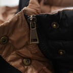 Moncler Agneux Elastic Waist Hooded Down Jacket