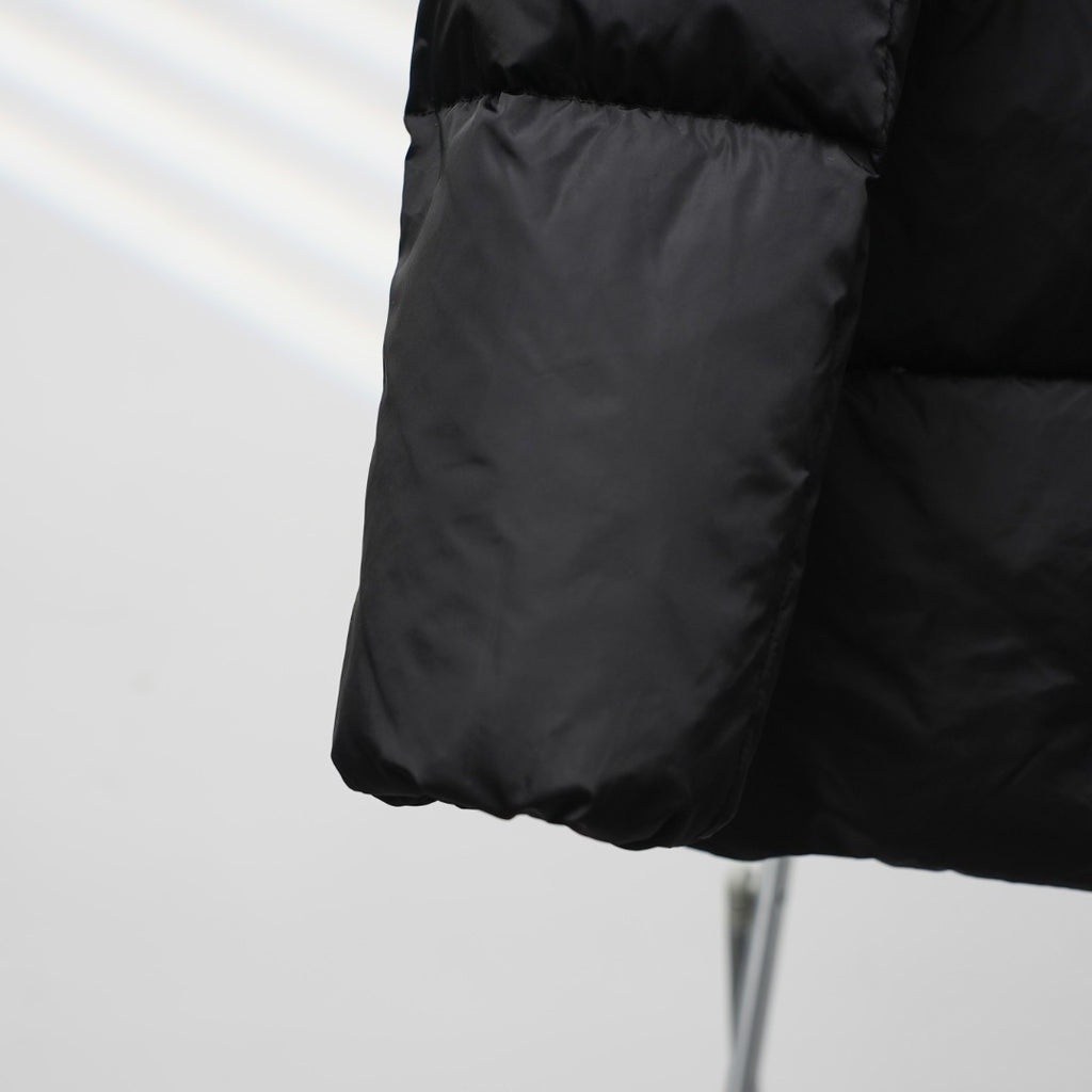 Moncler Agneux Elastic Waist Hooded Down Jacket