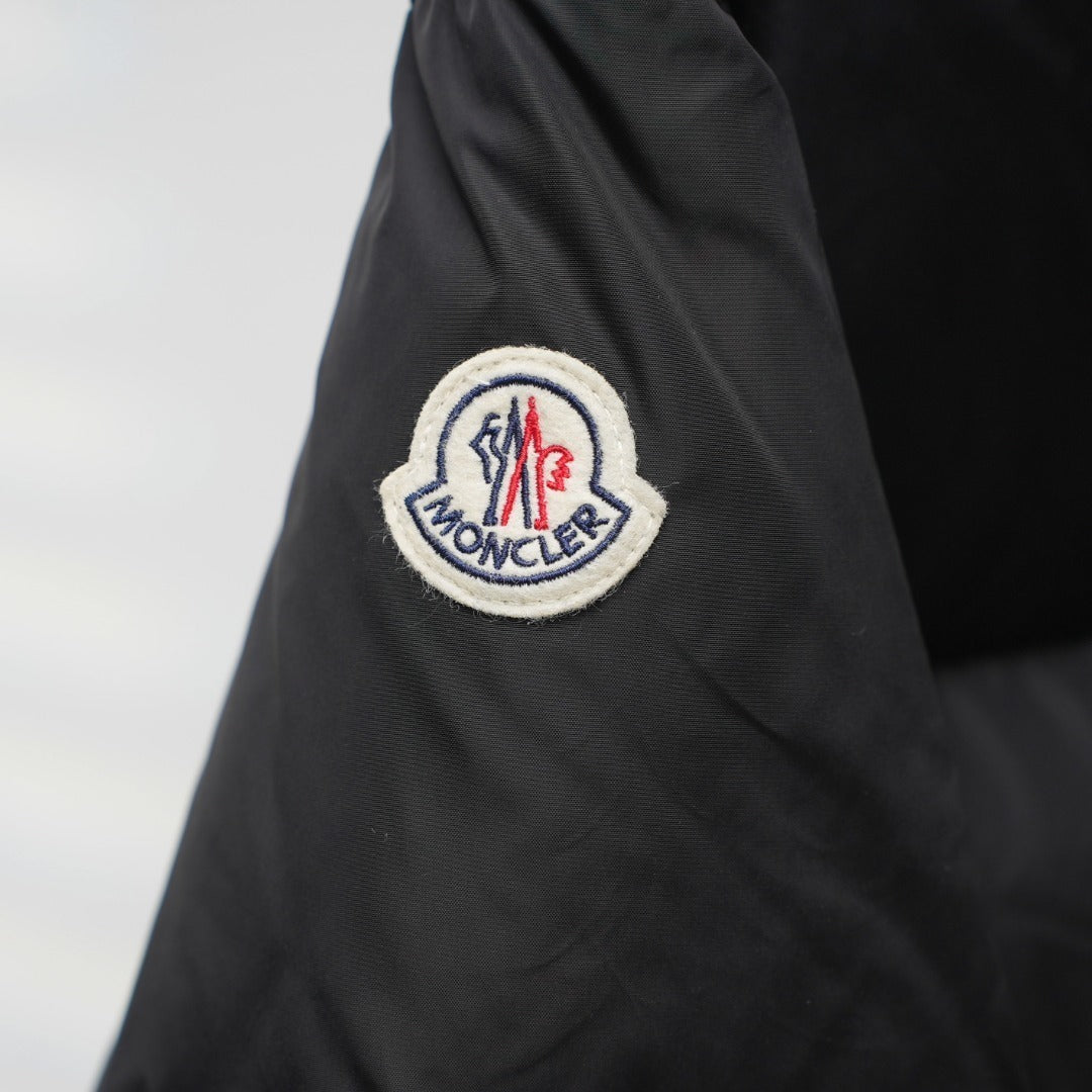Moncler Agneux Elastic Waist Hooded Down Jacket