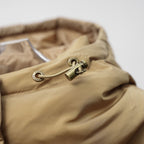 Moncler Agneux Elastic Waist Hooded Down Jacket