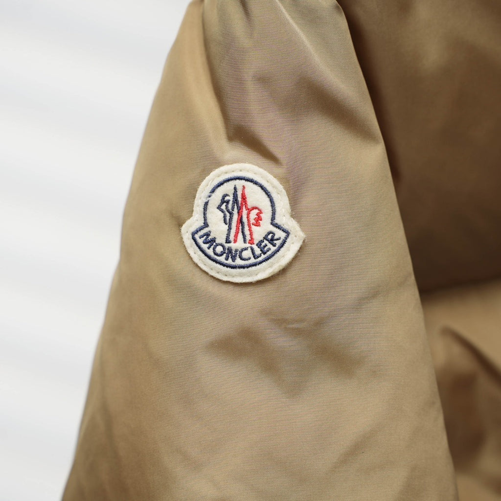 Moncler Agneux Elastic Waist Hooded Down Jacket