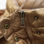 Moncler Agneux Elastic Waist Hooded Down Jacket