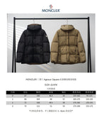 Moncler Agneux Elastic Waist Hooded Down Jacket