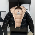 Moncler Short Down Jacket with Pink Lining