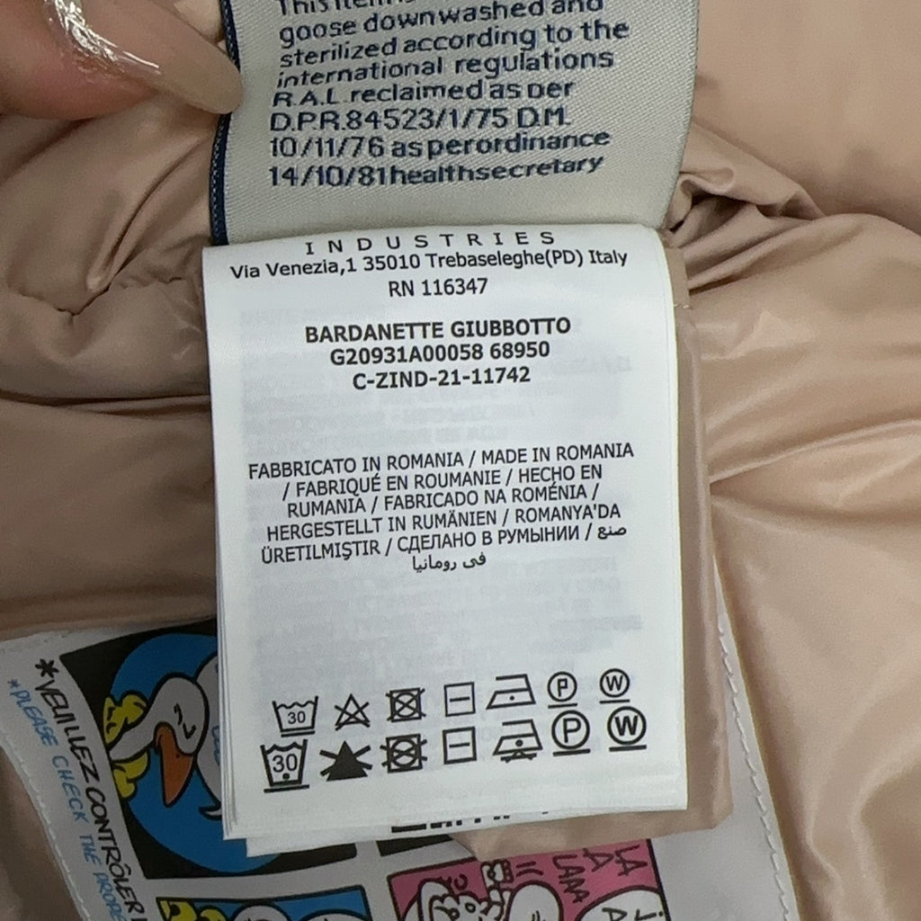 Moncler Short Down Jacket with Pink Lining