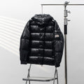Moncler 70th Anniversary Double Logo Hooded Down Jacket