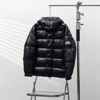 Moncler 70th Anniversary Double Logo Hooded Down Jacket