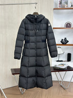 Moncler Long Hooded Down Jacket