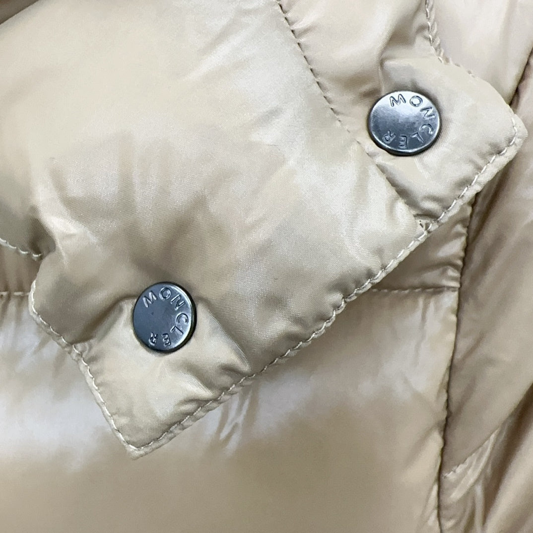 Moncler Below-Knee Belted Down Jacket