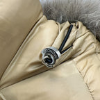 Moncler Below-Knee Belted Down Jacket