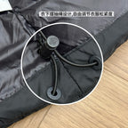Moncler Midi-Length Down Jacket with Felt Badge