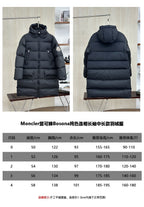 Moncler Midi-Length Down Jacket with Felt Badge