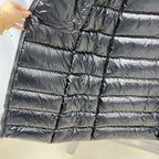 Moncler Below-Knee Belted Down Jacket