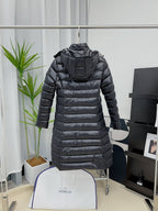 Moncler Long Waist Down Jacket