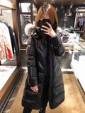 Moncler Mid-Length Waisted Down Jacket