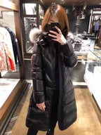 Moncler Mid-Length Waisted Down Jacket