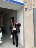 Moncler Black and Gold Down Jacket