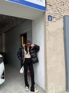 Moncler Black and Gold Down Jacket