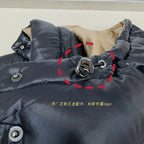 Moncler Black and Gold Down Jacket