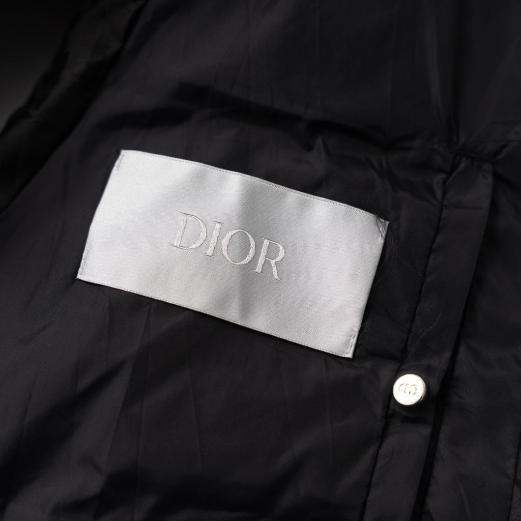 Christian Dior All-over Print Stand-up Collar Down Vest