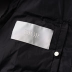 Christian Dior All-over Print Stand-up Collar Down Vest