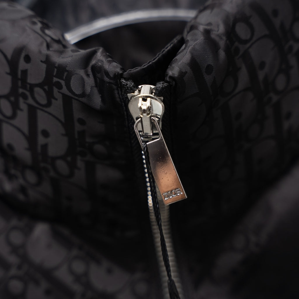 Christian Dior All-over Print Stand-up Collar Down Vest
