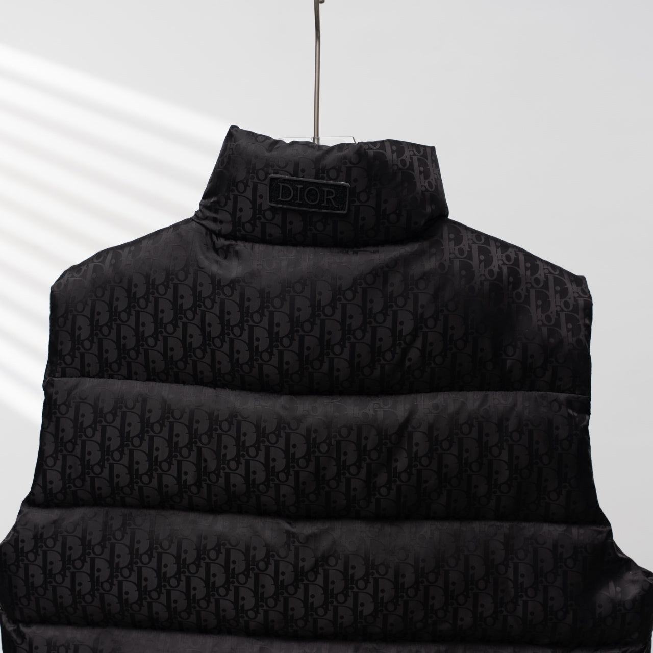 Christian Dior All-over Print Stand-up Collar Down Vest