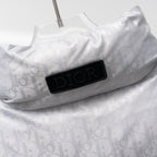 Christian Dior All-over Print Stand-up Collar Down Vest