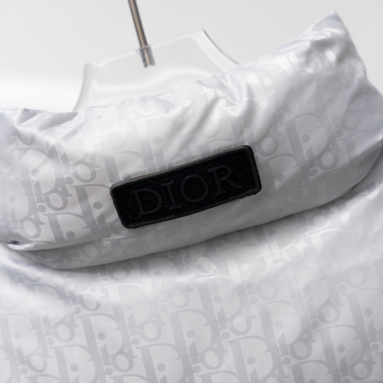 Christian Dior All-over Print Stand-up Collar Down Vest