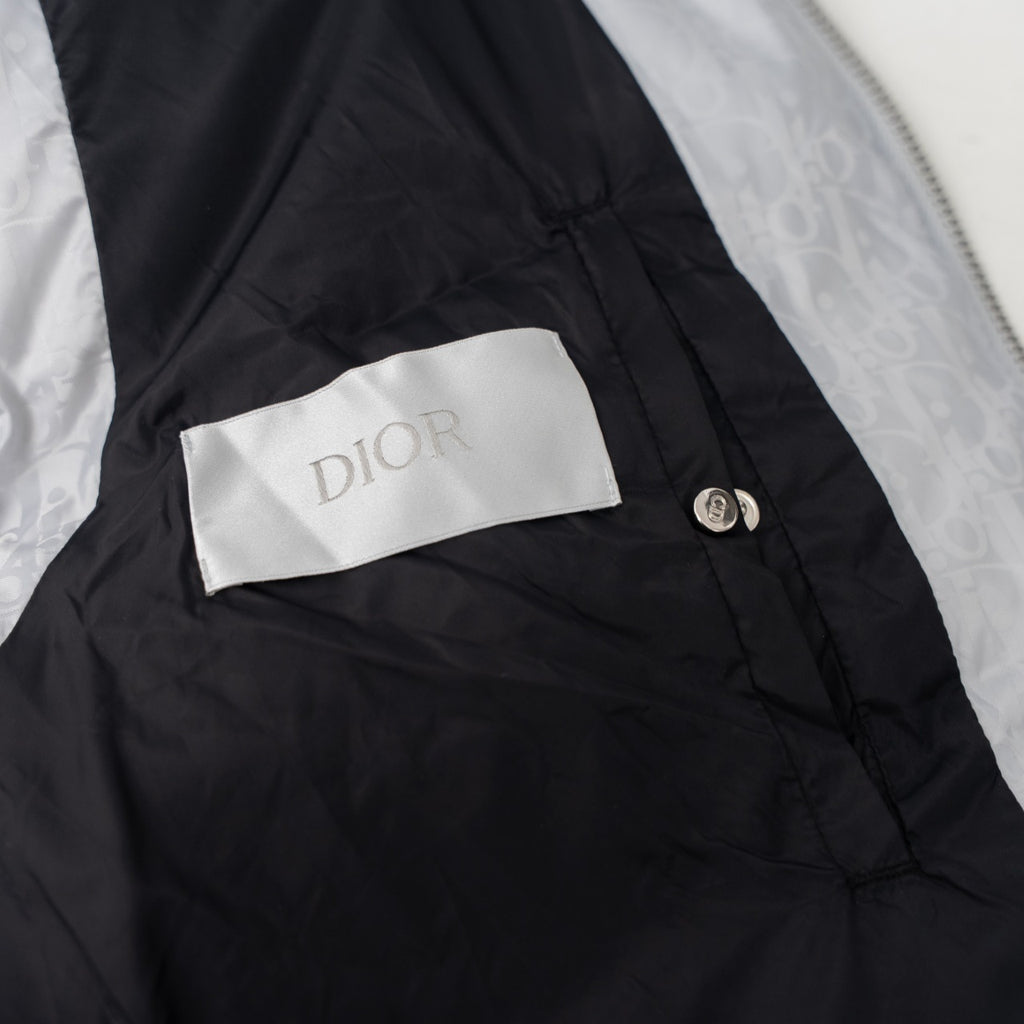 Christian Dior All-over Print Stand-up Collar Down Vest