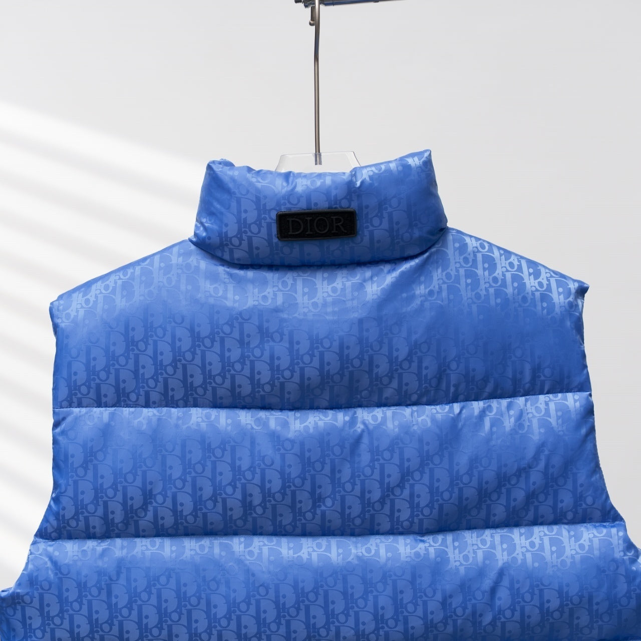 Christian Dior All-over Print Stand-up Collar Down Vest