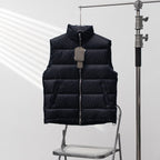 Christian Dior All-over Print Stand-up Collar Down Vest