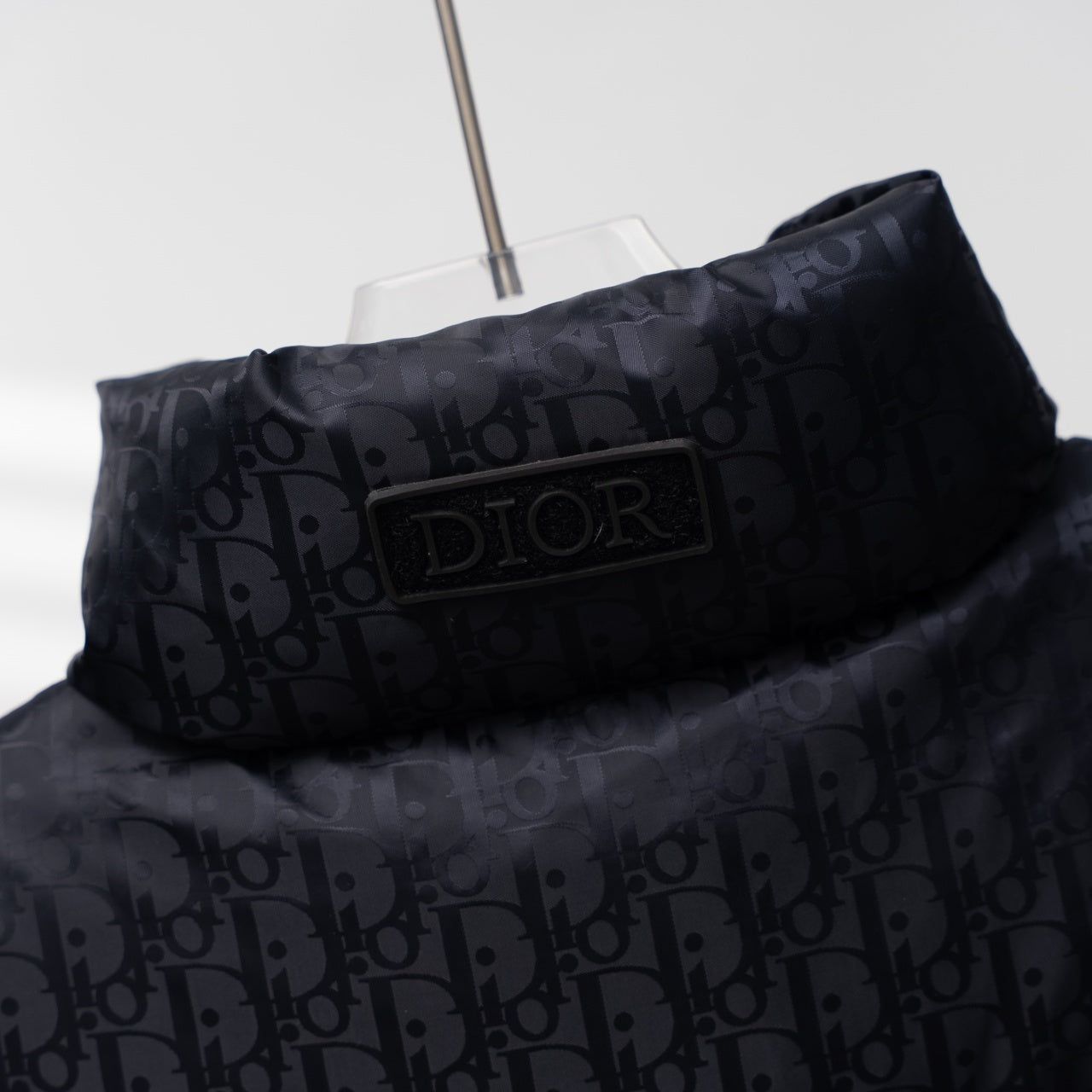 Christian Dior All-over Print Stand-up Collar Down Vest